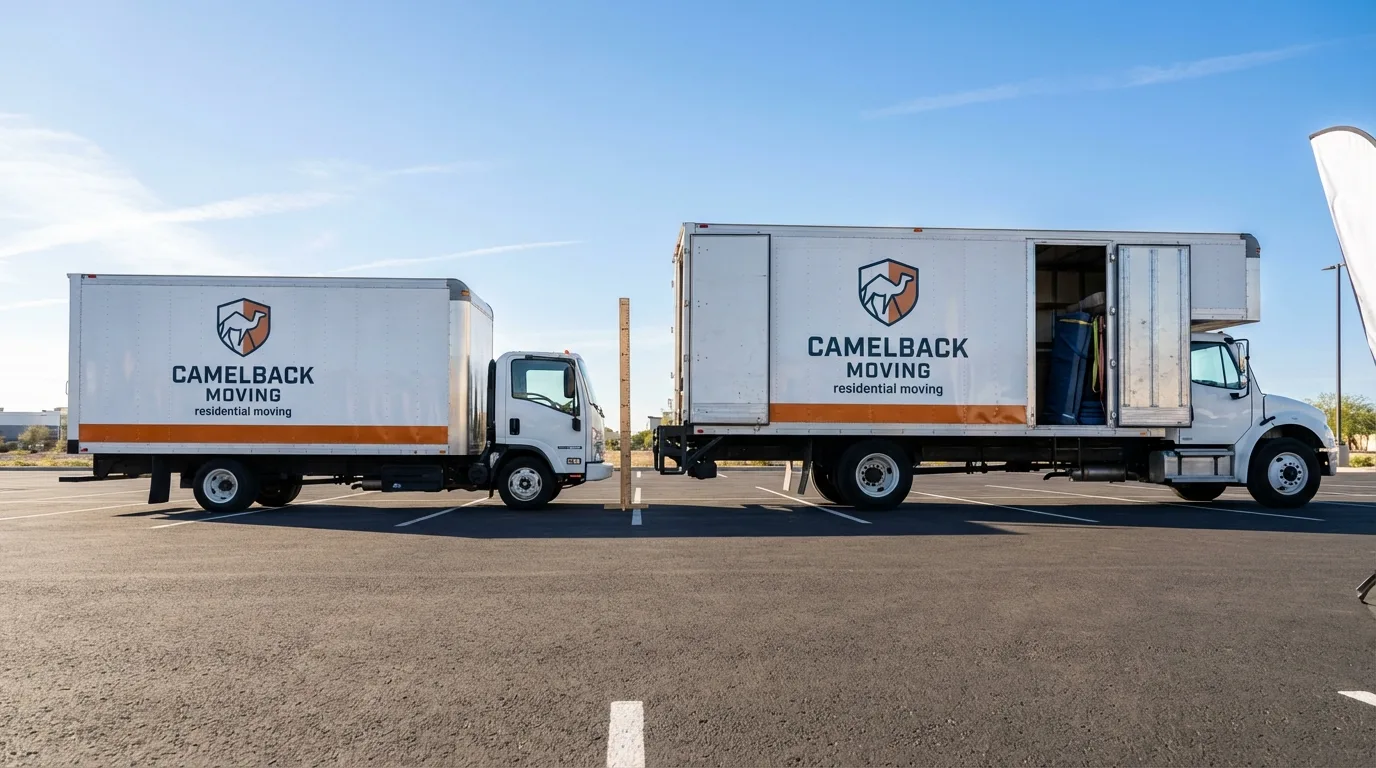 Moving truck size capacity guide in Garden City